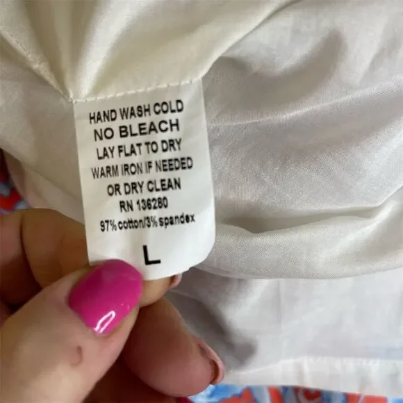 Kaeli Smith Women's L Tropical Fish Print Strapless Back Tie Dress - Picture 4 of 4